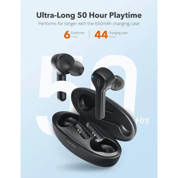 SoundLiberty 53 Wireless Earbuds Bluetooth 5.0 Headphones IPX8 Waterproof 50Hour - Picture 4 of 8